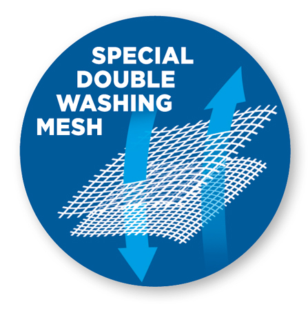 SALVABUCATO SACCHETTI - logo double washing mesh